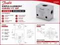 Danfoss NCS06/2-DG-1/2 korpus aluminiowy 1/2 cala BSP 210 bar hydraulika siłowa