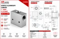 korpus hydrauliczny Danfoss SDC16 1 BSP 210 bar aluminium dane techniczne i parametry