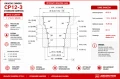 hydraulic valve body CP12-3-6B 3/4 BSP 210 bar dimensions drawing Danfoss housing