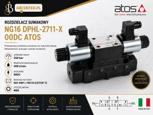 Rozdzielacz suwakowy NG16 DPHL-2711-X 00DC Atos