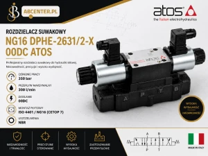 Rozdzielacz suwakowy NG16 DPHE-2631/2-X-00DC Atos