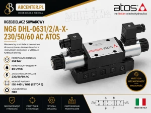 Rozdzielacz suwakowy NG6 DHL-0631/2/A-X-230/50/60 AC Atos