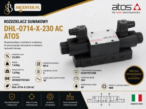 Rozdzielacz suwakowy NG6 DHL-0714-X-230 AC Atos