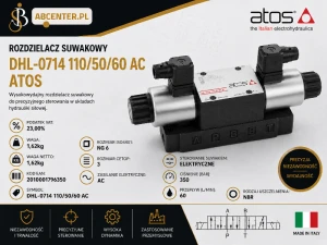 Rozdzielacz suwakowy NG6 DHL-0714 110/50/60 AC Atos