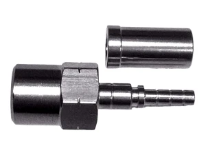 Końcówka hamulcowa żeńska M10x1 DN1/8 do przewodów PTFE stal nierdzewna