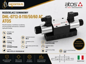Rozdzielacz suwakowy NG6 DHL-0713-X-110/50/60 AC Atos