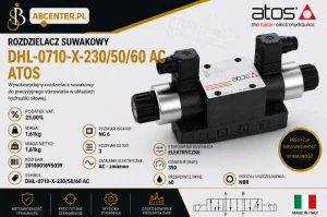 Rozdzielacz suwakowy NG6 DHL-0710-X-230/50/60 AC Atos