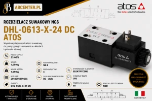 Rozdzielacz suwakowy NG6 DHL-0613-X-24 DC Atos