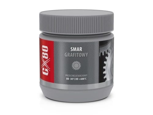 Smar grafitowy 500 g CX80 przeciwzatarciowy smar wapniowy z grafitem