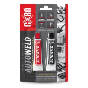 Najmocniejszy klej do spawania na zimno CX80 AUTO WELD 2×27 g – dwuskładnikowa żywica epoksydowa