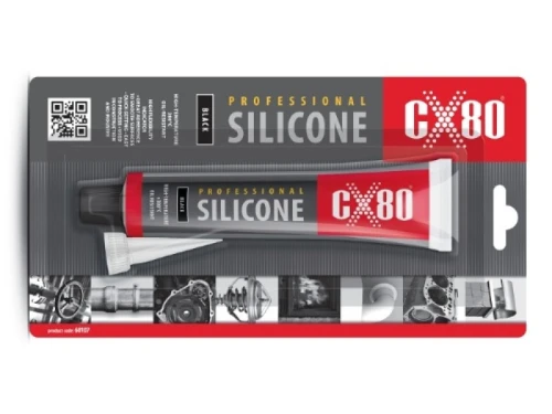Silikon czarny PROFESSIONAL CX80 80 ml do +380°C