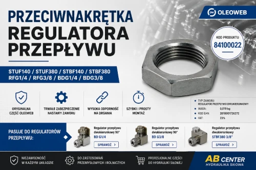 Przeciwnakrętka regulatora przepływu 84100022 Oleoweb