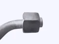 Aluminiowa końcówka klimatyzacji M16x1,5 90° DN8 z tulejką na stałe ABcenter1624