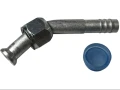 końcówka do przewodu klimatyzacji JIC 7/8" UNF 14 TPI 45° na wąż DN12 (1/2"), klucz 25 mm, aluminium – ABcenter1591