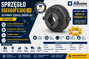 Sprzęgło SGEG60FS300 1:8 MP Filtri