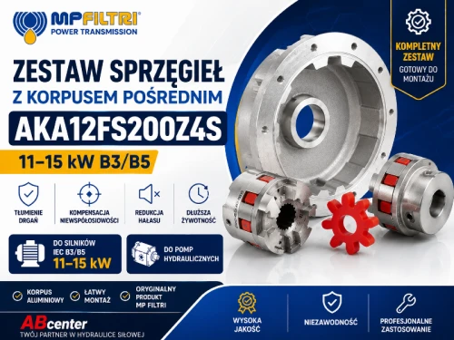 Zestaw sprzęgieł z korpusem pośrednim AKA12FS200Z4S MP Filtri ABcenter