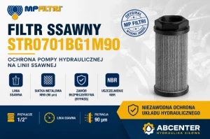 Filtr ssawny STR0701BG1M90 1/2" M90 z zaworem NBR MP Filtri