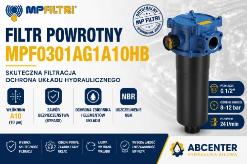 Filtr powrotny MP Filtri MPF0301AG1A10HB