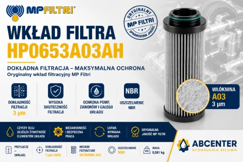 Wkład filtra MP Filtri HP0653A03AH