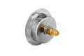 Manometr glicerynowy DN63 tablicowy tylny 1/4” (0-400)bar