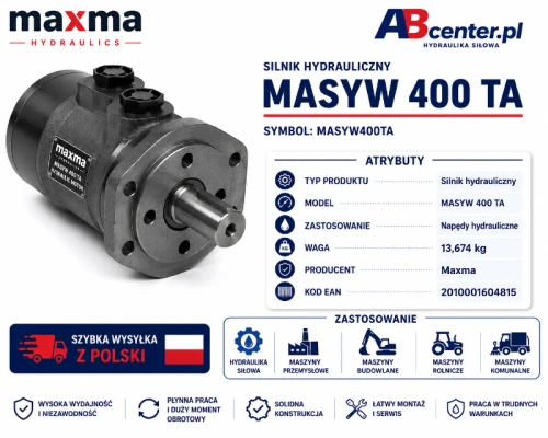 Silnik hydrauliczny MASYW 400 TA Maxma