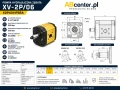 Pompa hydrauliczna zębata Vivoil XV-2P/06 X2P4311FSRA 6 cm³ obrót BH Ø50 rysunek techniczny ABcenter.pl