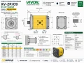 Rysunek techniczny pompy hydraulicznej Vivoil XV-2P/09 X2P4521HSRA HY Ø50 ABcenter.pl