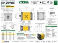 Rysunek techniczny pompy hydraulicznej Vivoil XV-2P/09 X2P4501EBBA Ø36,5 ABcenter.pl