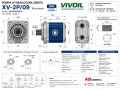 Rysunek techniczny pompy hydraulicznej Vivoil X2P4541HSRA