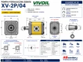 Rysunek techniczny pompy hydraulicznej X2P4122FSRA