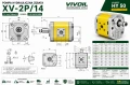 Pompa hydrauliczna zębata VIVOIL XV-2P/14 HY50 X2P4922FSRA 14 cm3 ABcenter