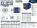 Pompa hydrauliczna rysunek techniczny VIVOIL XV-3P/43 X3P7902AEEA 43 cm3 BSP ABcenter