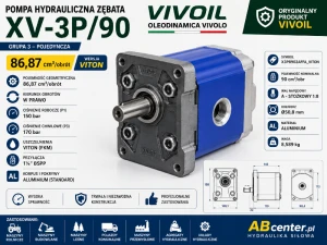 Pompa hydrauliczna VIVOIL XV-3P/90 86,87 cm³/obr X3P8902AFFA VITON