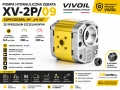 Pompa hydrauliczna VIVOIL XV-2P HY52 X2P4132CSRA sprzęgło szczelinowe