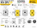 Pompa hydrauliczna VIVOIL XV-2P ze sprzęgłem szczelinowym ABcenter rysunek techniczny