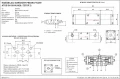 Rysunek techniczny rozdzielacza pneumatycznego Atos DH-0914 NG6 ISO 4401 wymiary montażowe