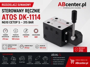 Rozdzielacz suwakowy sterowany ręcznie DK-1114