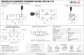 Rysunek techniczny rozdzielacza suwakowego Atos DK-1114 NG10 ISO 4401 wymiary montażowe