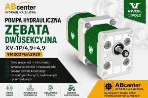 Pompa hydrauliczna zębata dwusekcyjna XV-1P/4,9+4,9 9M202FGA2929 Vivoil