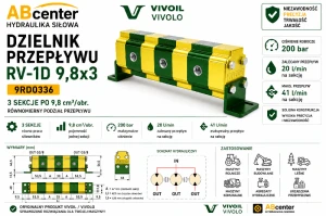 Dzielnik przepływu RV-1D 9,8x3 9RD0336 Vivolo / Vivoil