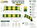Rysunek techniczny dzielnika RV-1D 9,8x3 Vivolo