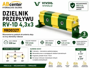 Dzielnik RV-1D 4,3x3 9RD0327 – Vivolo / Vivoil