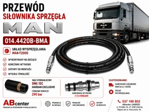 Przewód siłownika sprzęgła MAN F2000 4420 mm 014.4420B-BMA