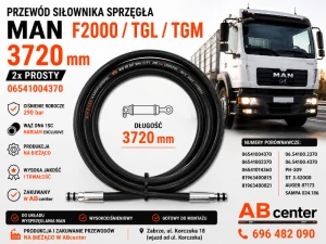 Przewód siłownika sprzęgła MAN STAR 2250 mm 06541006225