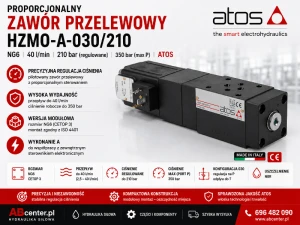 Proporcjonalny zawór przelewowy HZMO-A-030/210 Atos