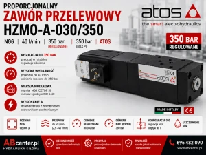 Proporcjonalny zawór przelewowy HZMO-A-030/350 Atos