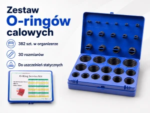 Zestaw O-ringów calowych C-KIT 382 szt. w organizerze
