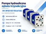Pompa hydrauliczna zębata trzysekcyjna XV-3P/61+61+18 cm³/obr. 9M302AGA838368 Vivoil