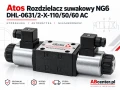 Rozdzielacz suwakowy NG6 Atos DHL-0631/2-X-110/50/60 AC