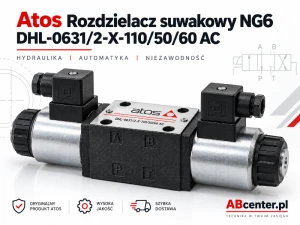 Rozdzielacz suwakowy NG6 Atos DHL-0631/2-X-110/50/60 AC